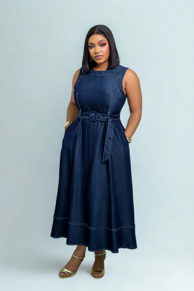 Denim Sleeveless Dress