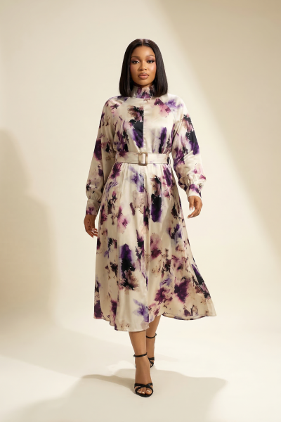 Midi Long Sleeves Dress