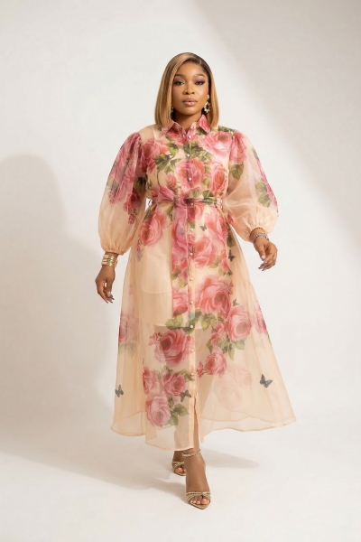 Floral Organza Dress
