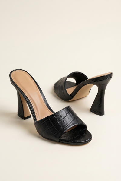 High Leather Slippers