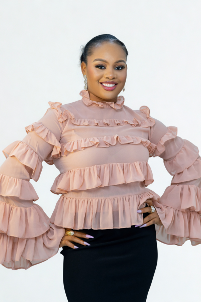 Top With Ruffles All Over