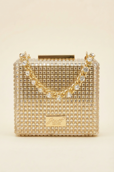 Serenity Crystal Box Clutch