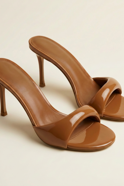Patent High Slippers
