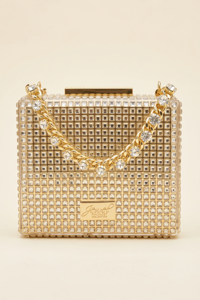 Serenity Crystal Box Clutch