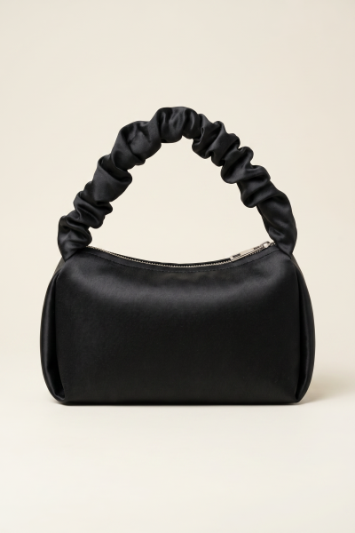 Shoulder Bag With Scrunched Handle