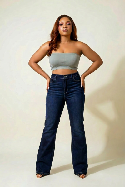 High Rise Curvy Boot Cut