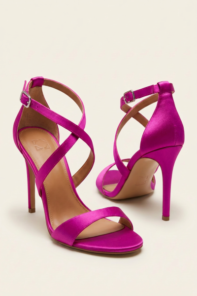 Crossed Strappy Sandal