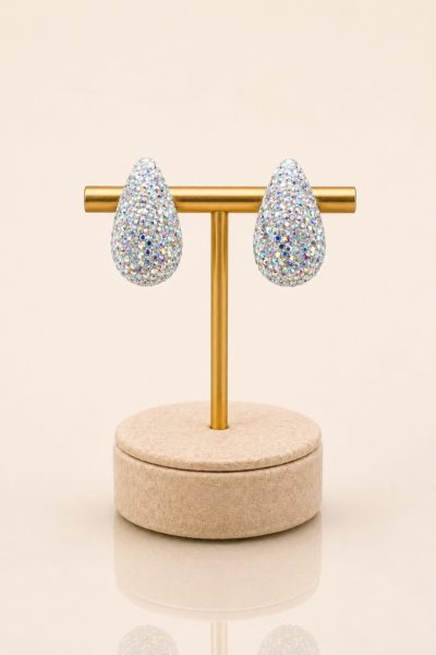 Aurora Teardrop Stud Earrings