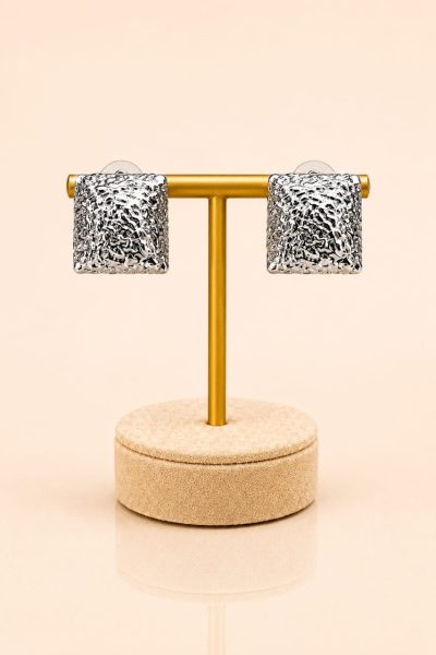 Bold Square Studs Earrings