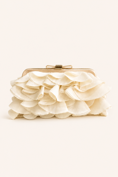 Ruffle Clutch
