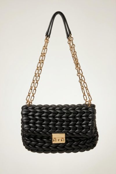 Shoulder bag with a knotted design