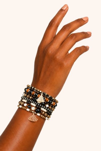 Boho Bliss Beaded Bracelet Set