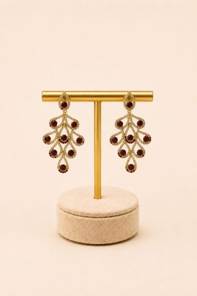 Halo Drop Earrings