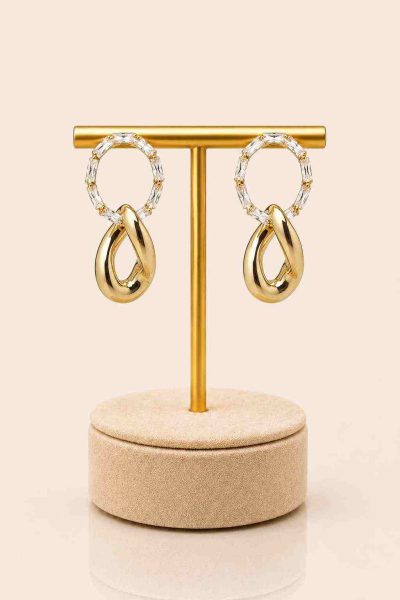 Crystal Link Earrings