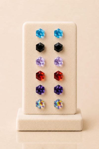 Geometric Crystal Studs