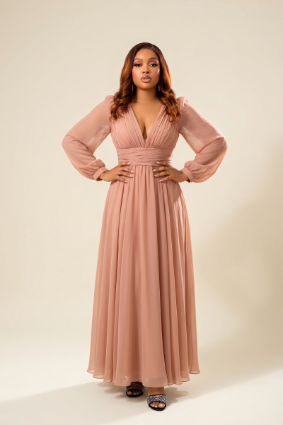 Long Chiffon Dress