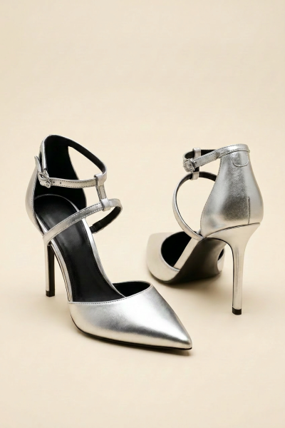 Pointed Strappy Pump