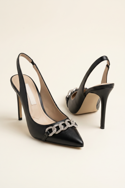 Sling Back Pointed Heels