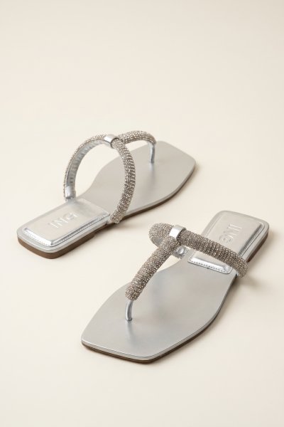 Embelished Thong Slippers