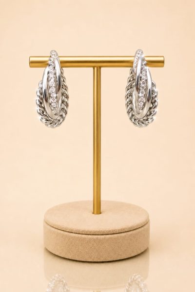 Twisted Hoop Earrings