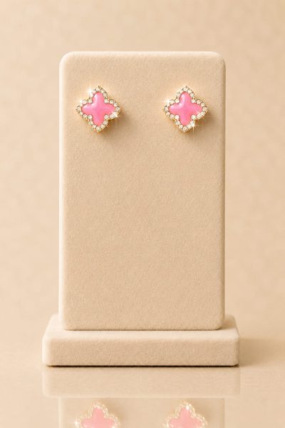 Clover Sparkle Studs