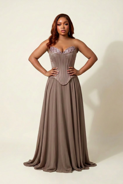 Corset Evening Dress