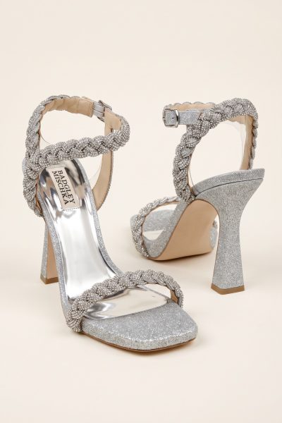 Glitter Braided Sandal